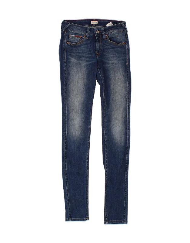 TOMMY HILFIGER Womens Skinny Jeans W27 L34  Blue Cotton