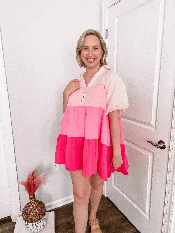Strawberry Dip Dress