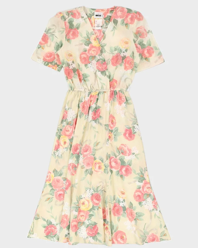 Leslie Fay Pink Floral Tea Dress - M Best pajama sets for teens