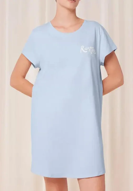 Triumph Restore Yourself Short Sleeve Nightdress, Blue Macy’s pajama sets