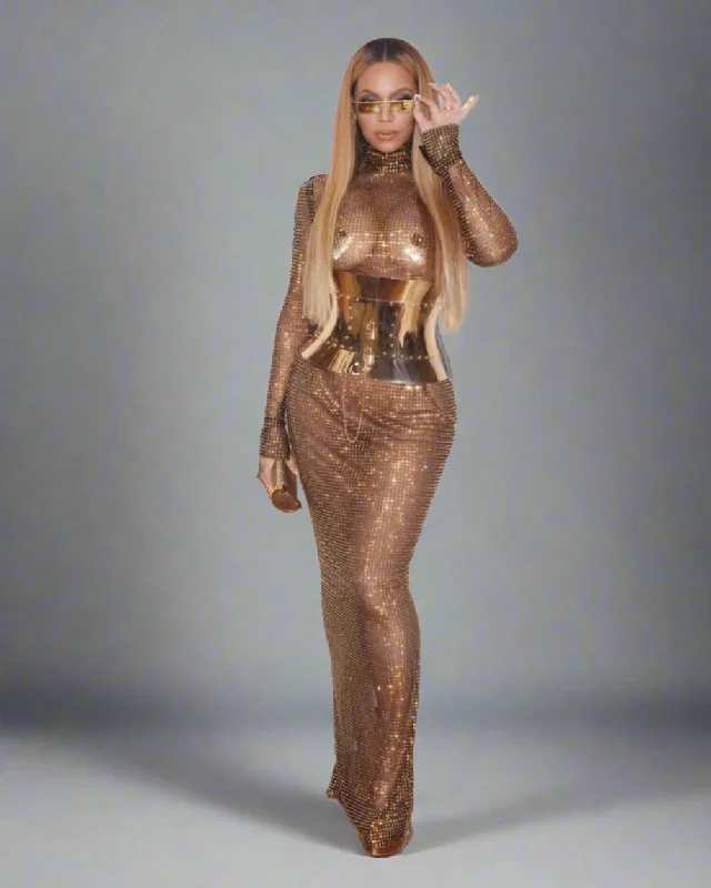 Beyonce Crystal Dress High-low unclassified dresses