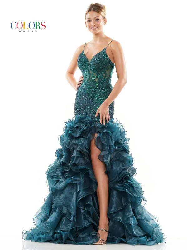 Colors Dress Prom (3214) Spring 2024 Open-back unclassified dresses