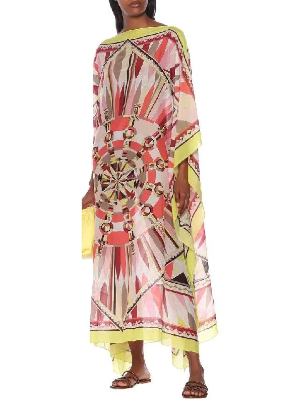 Corallo Printed Beach Chiffon Kaftan Maternity floral dresses