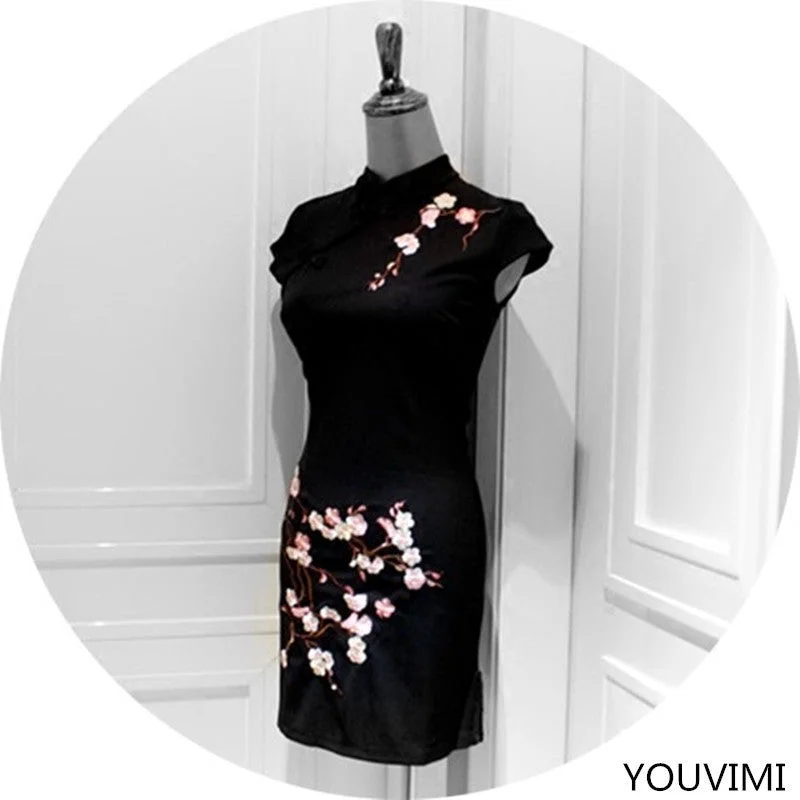 Embroidery slim art dress yv515 Y2K unclassified dresses