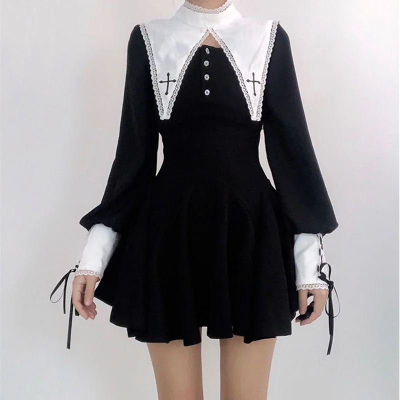 Innocent Maria dark goth dress A20299 Winter unclassified dresses