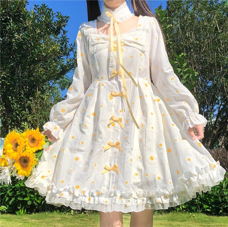 Jfashion Lolita Daisy Dress YV43784 Metallic unclassified dresses