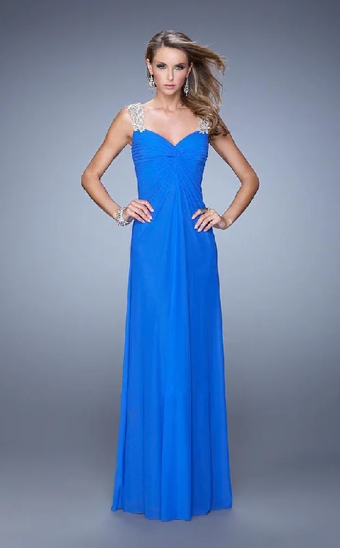 La Femme - 21104SC Ruched Sweetheart A-Line Evening Dress Best-selling unclassified dresses