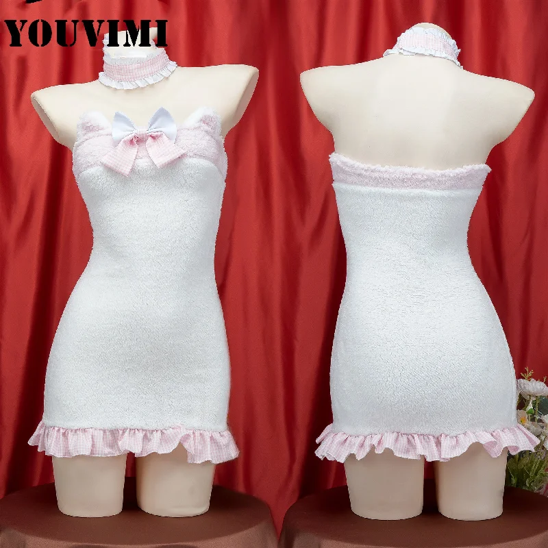 plush bear bow dress  yv50541 Graduation unclassified dresses