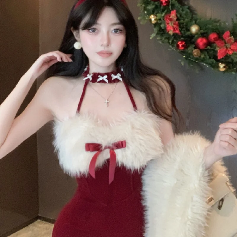 Plush Christmas Dress YV50651 Elegant evening unclassified dresses