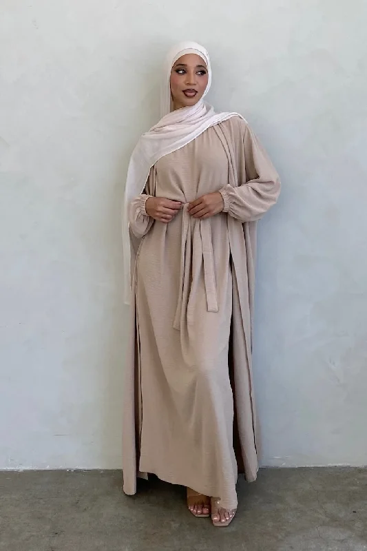 SABREEN ABAYA SET KHAKI Elegant evening unclassified dresses