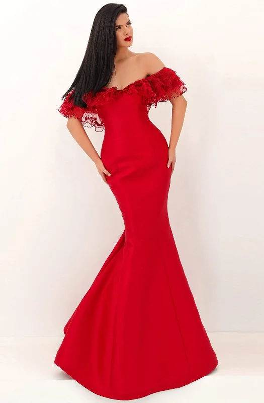 Tarik Ediz 50693 Off-shoulder unclassified dresses