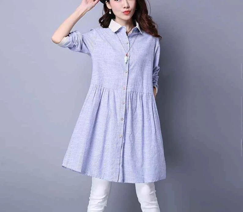 The pale linen blouse dress. Graduation unclassified dresses