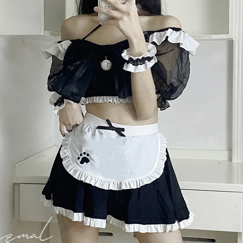 cute maid dress yv50463 Monochrome unclassified dresses