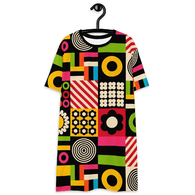 CANDYBOX - T-shirt dress Printed Button Shirt