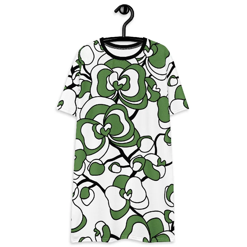 JUBILEE simply green - T-shirt dress Ruffled Shirt Dress