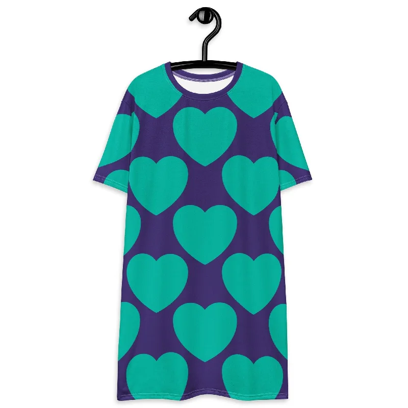 ELLIE LOVE mint purple - T-shirt dress Sleeveless Shirt Dress